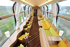 日本透明观景列车