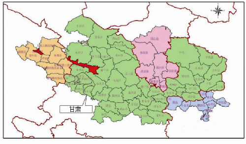 甘肃省六盘山片区行政区划图附件22.