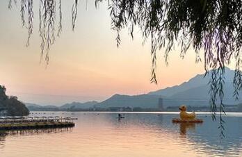 北京雁栖湖秋日美景