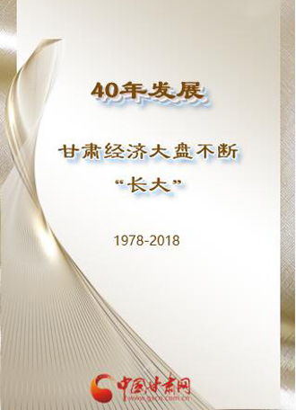 H5丨40年发展 ,甘肃经济大盘不断“长大”