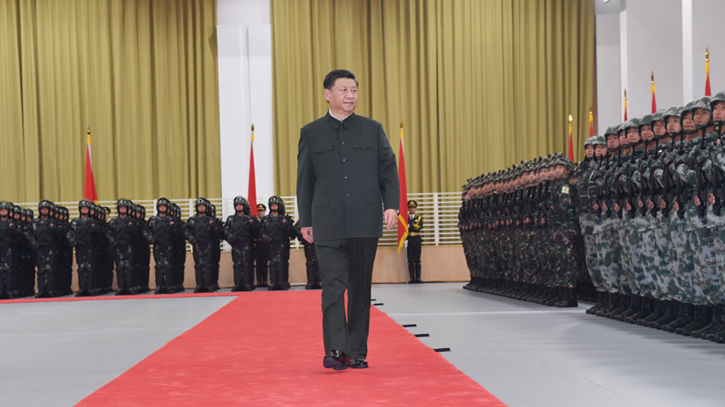 习近平在视察驻澳门部队时强调 全面加强部队建设 全面提高履行任务能力 为推进“一国两制”在澳门的成功实践作出新的更大贡献