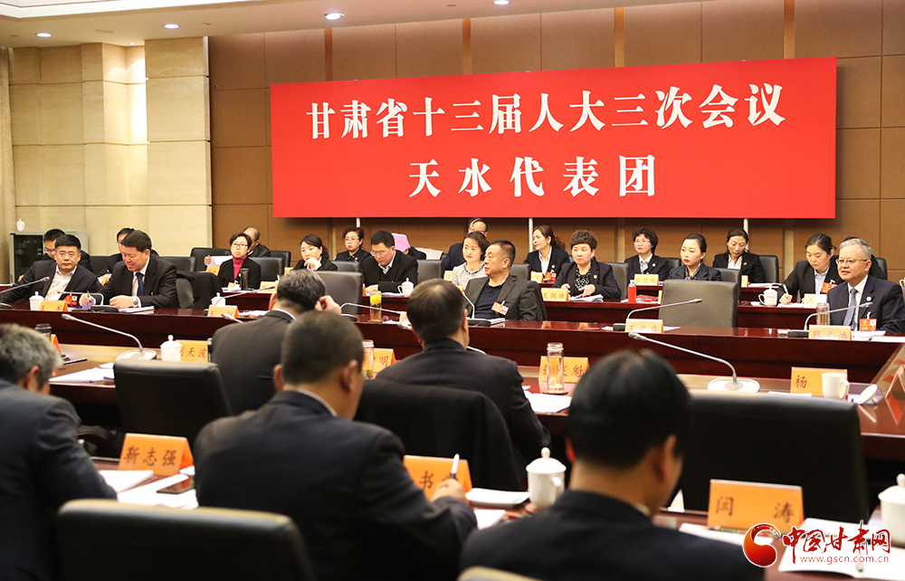 2020甘肃两会】省十三届人大三次会议各代表团分组审议《政府工作报告