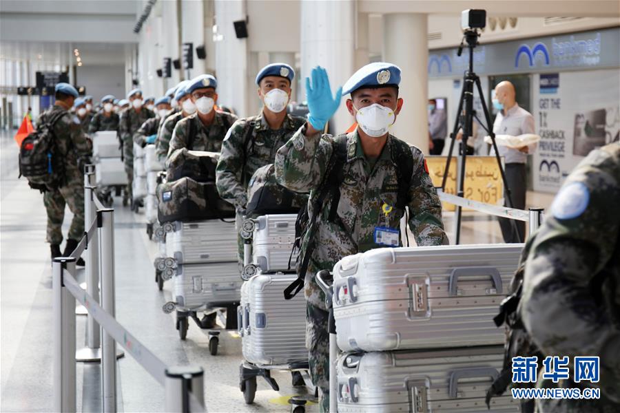 （国际·图文互动）（2）中国第18批赴黎维和部队第一梯队启程回国