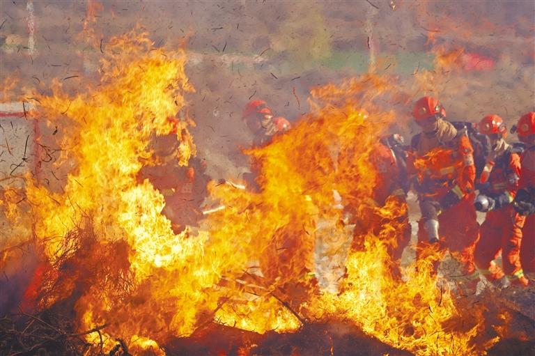 甘肃省2020年省州县联合森林火灾应急演练在迭部举行