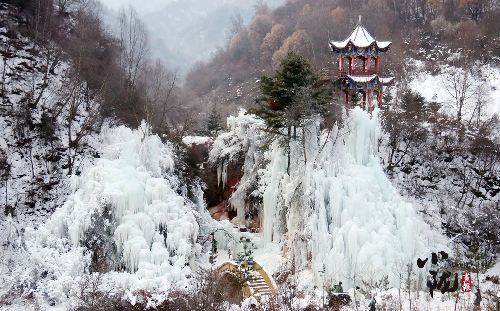 【小陇画报·107期】渭河源头探奇景 粉妆玉砌若仙境