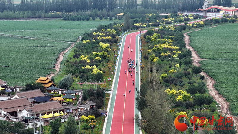 甘肃省第四届自行车长征赛业余联赛民乐站健骑赛举办