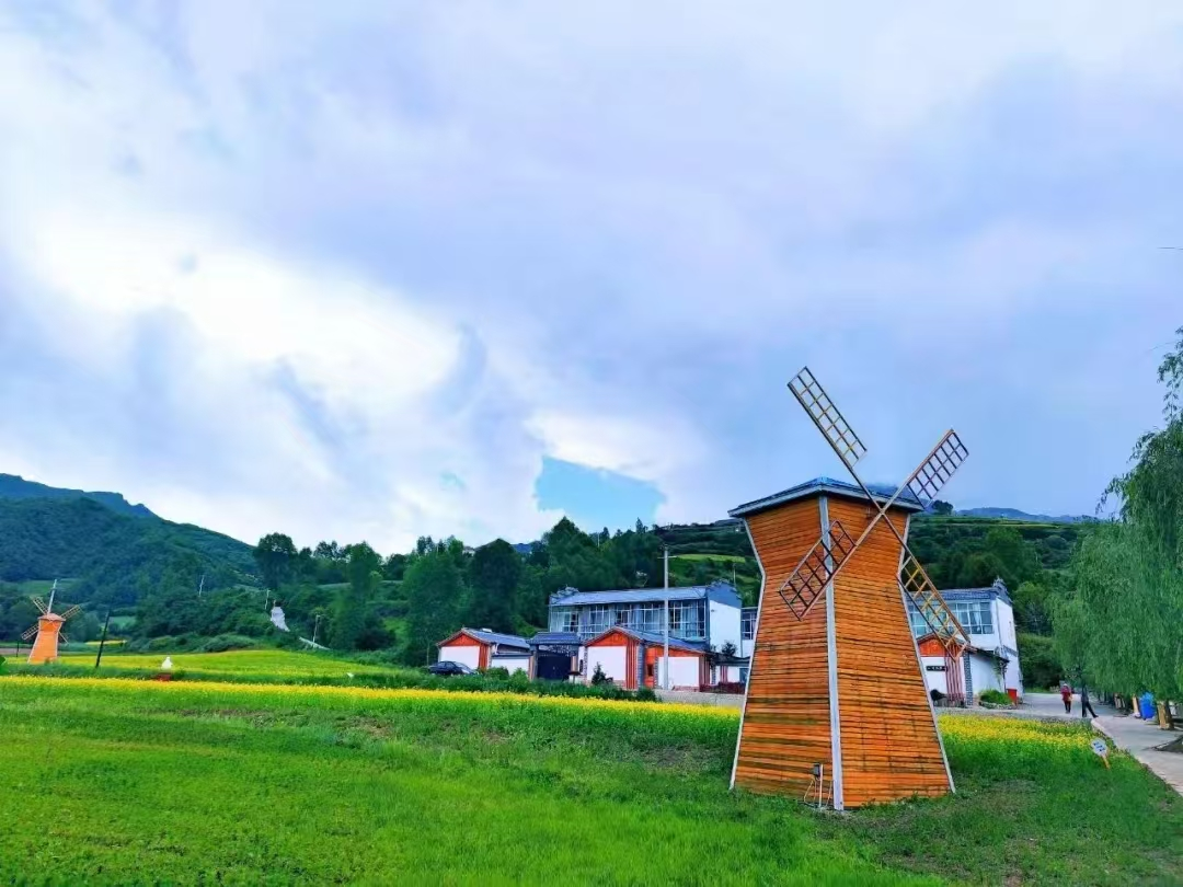 村落内的景色