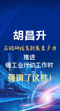 图解|胡昌升在调研培育新质生产力推进强工业行动工作时强调了这些！