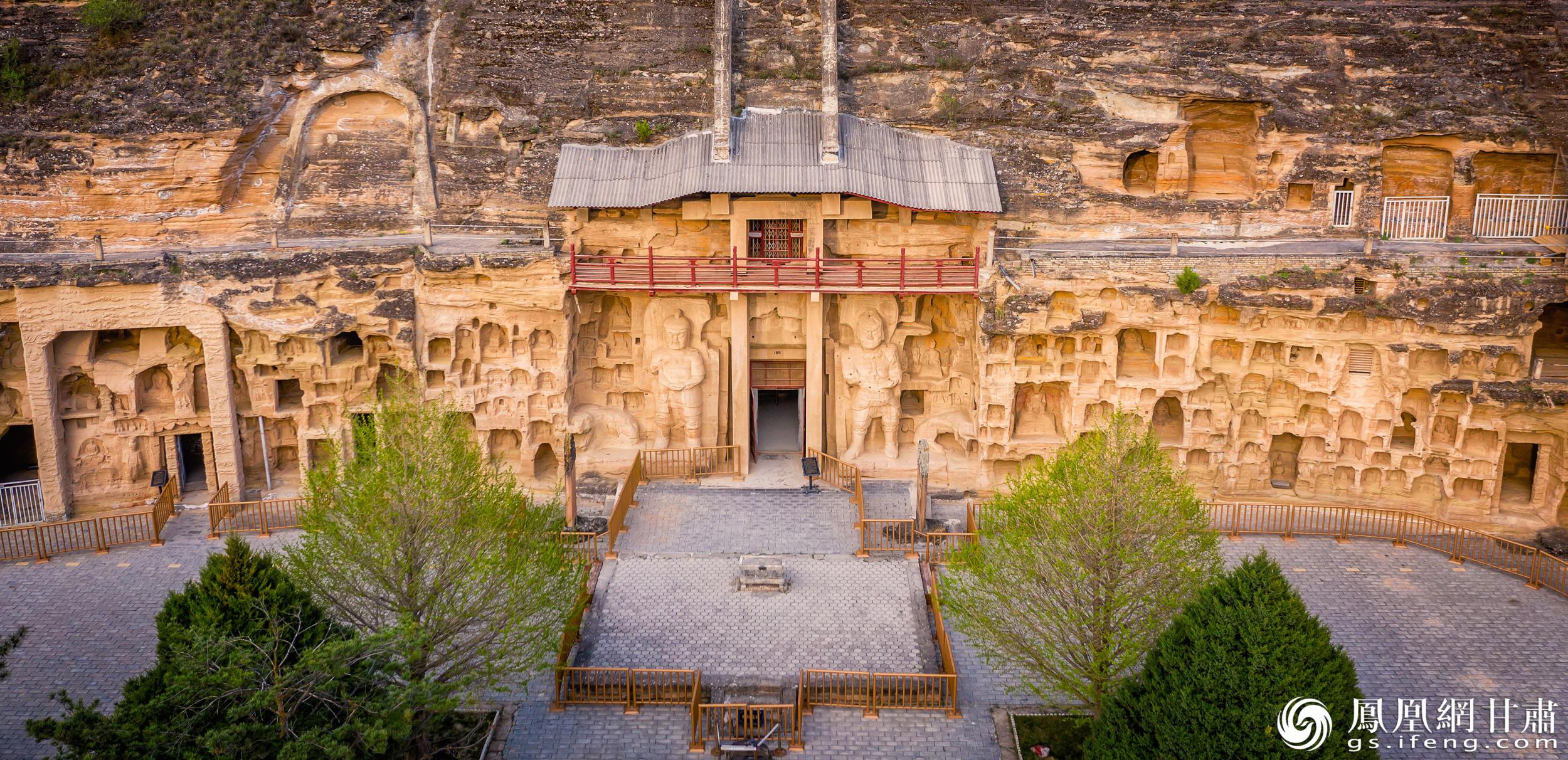 北石窟寺始建于北魏，经多个朝代增修形成密集窟龛。北石窟寺文物保护研究所供图