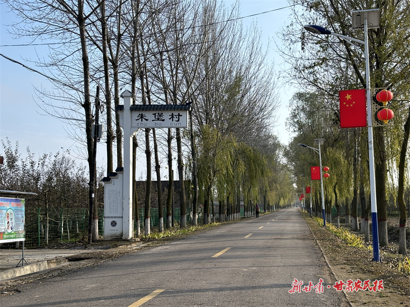 灵台：道路改造铺出乡村新生活