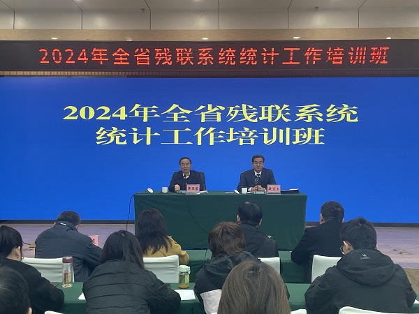 2024年全省残联统计工作培训班在兰州举办