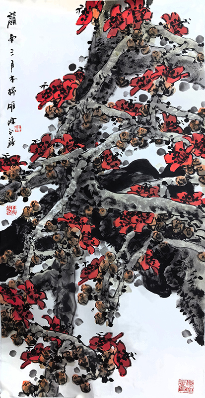 岭南花木 时代雄风——当代著名花鸟画家陈永锵先生画作（馆藏名家作品乙巳新春线上展）赏读