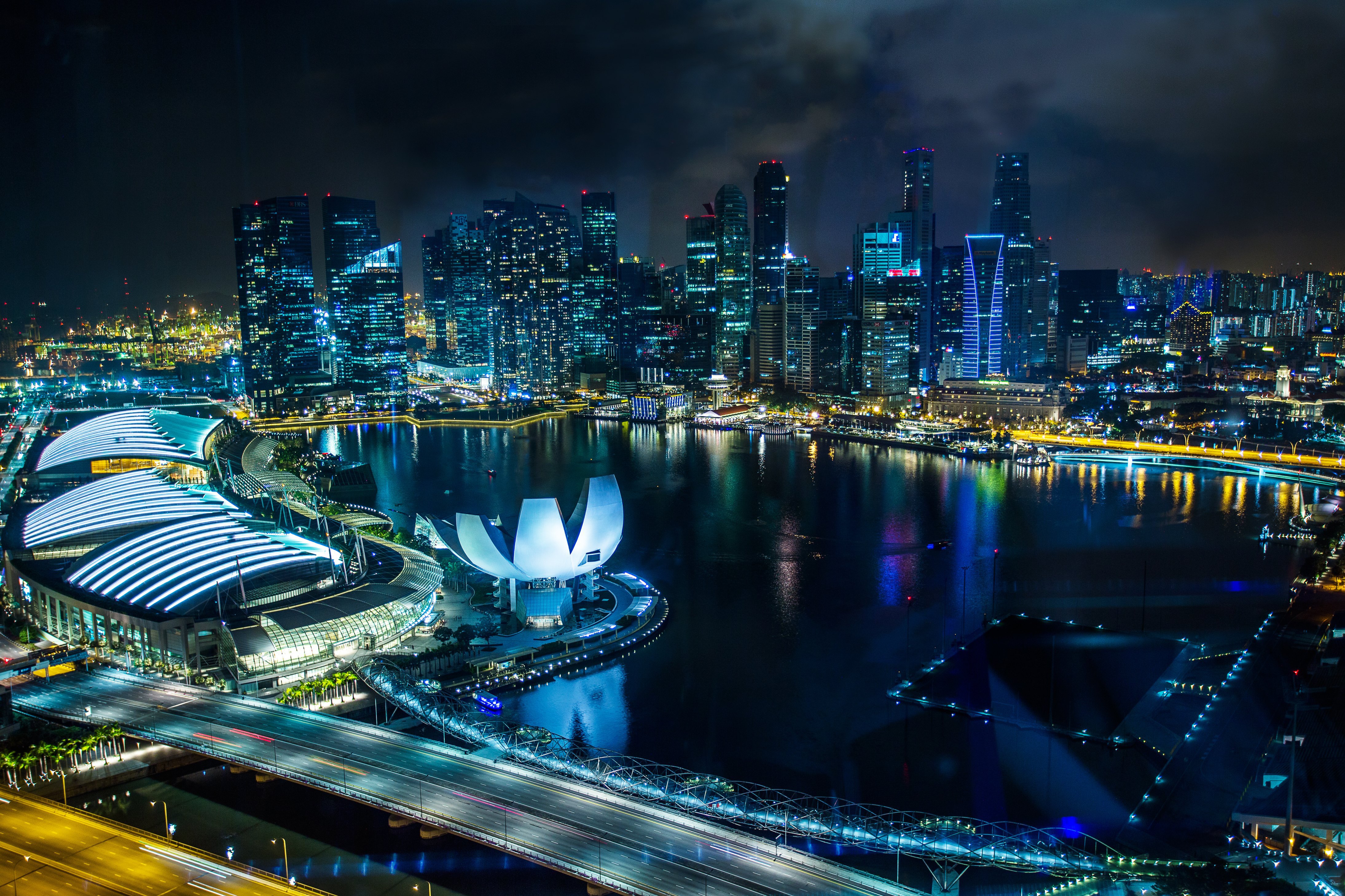 新加坡夜景真实图片图片