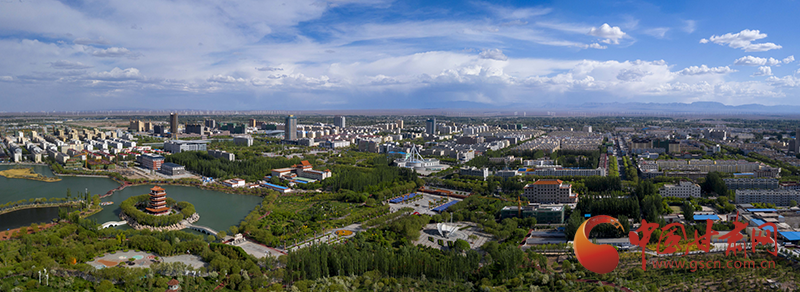 美丽宜居的玉门新市区 周欣摄近日,《中国西部地区县域发展监测报告