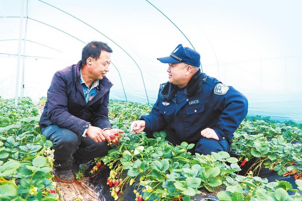 徽县公安：为春耕生产“警”上添花